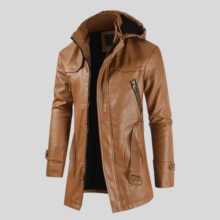 Claudia™ | Elegant Leather Jacket