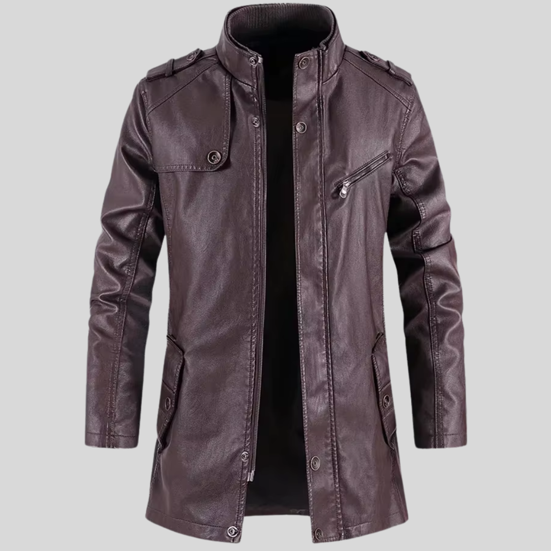 Nina™ | Classic Leather Jacket