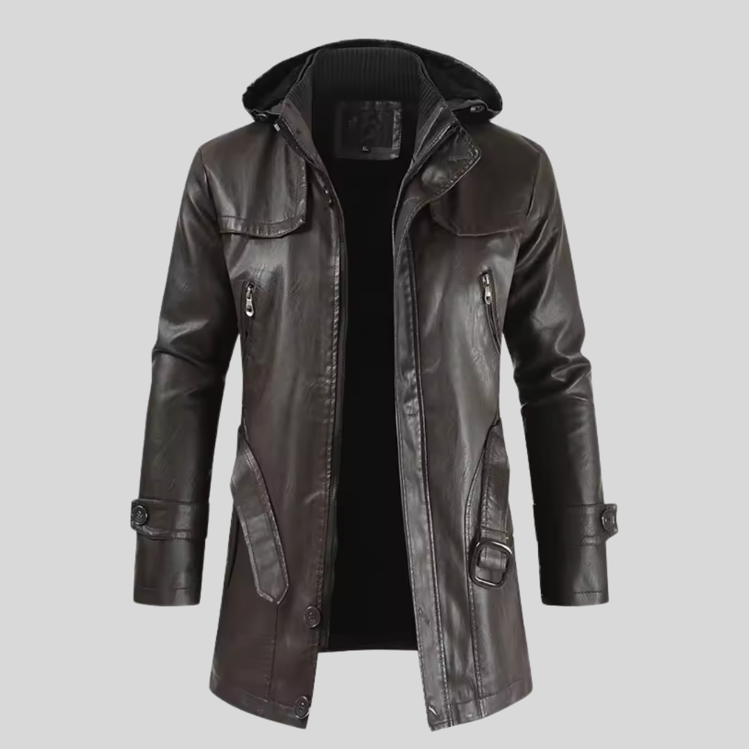 Claudia™ | Elegant Leather Jacket