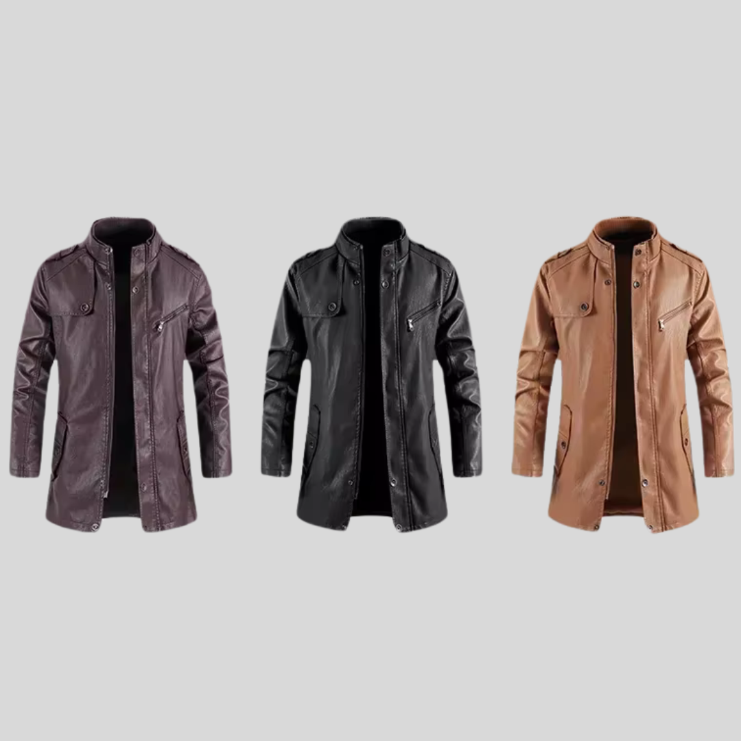 Nina™ | Classic Leather Jacket