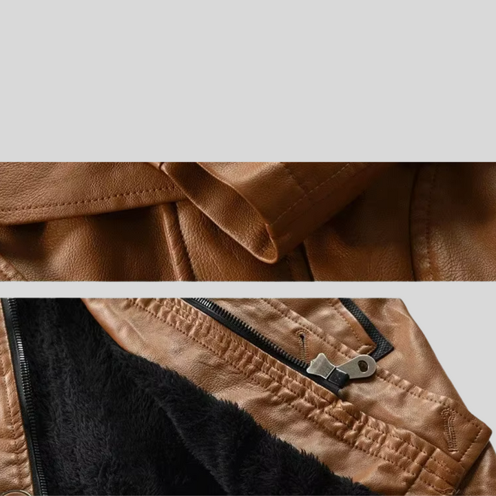 Claudia™ | Elegant Leather Jacket