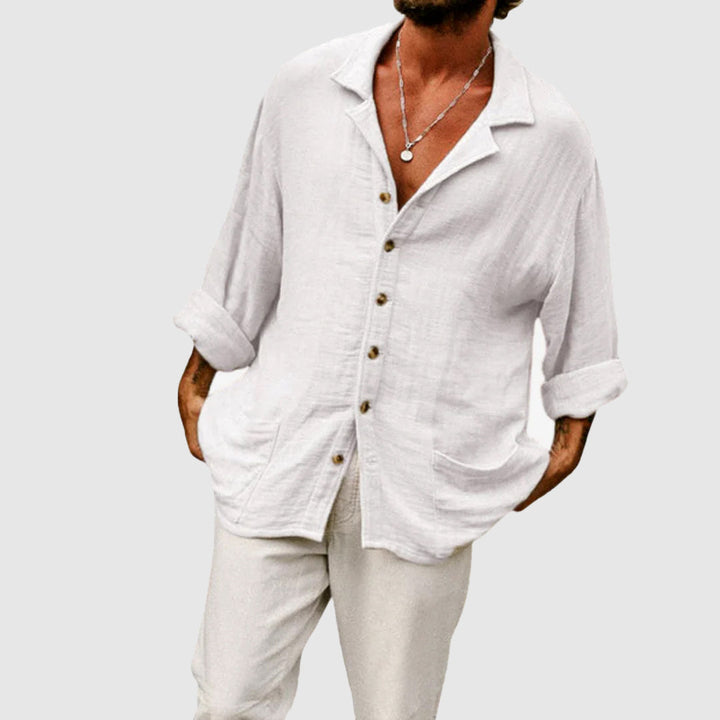 Chemise en lin Palm Springs 