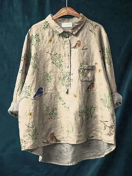 Julia - Blouse Florale Élégante 