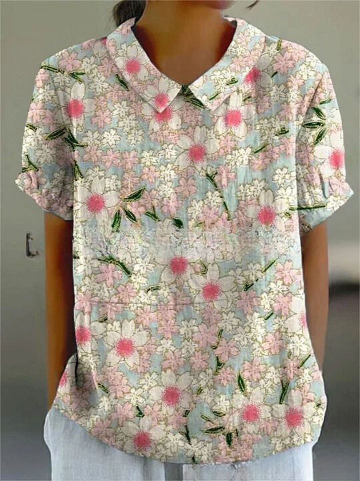Sofia - Chemise Florale Élégante 
