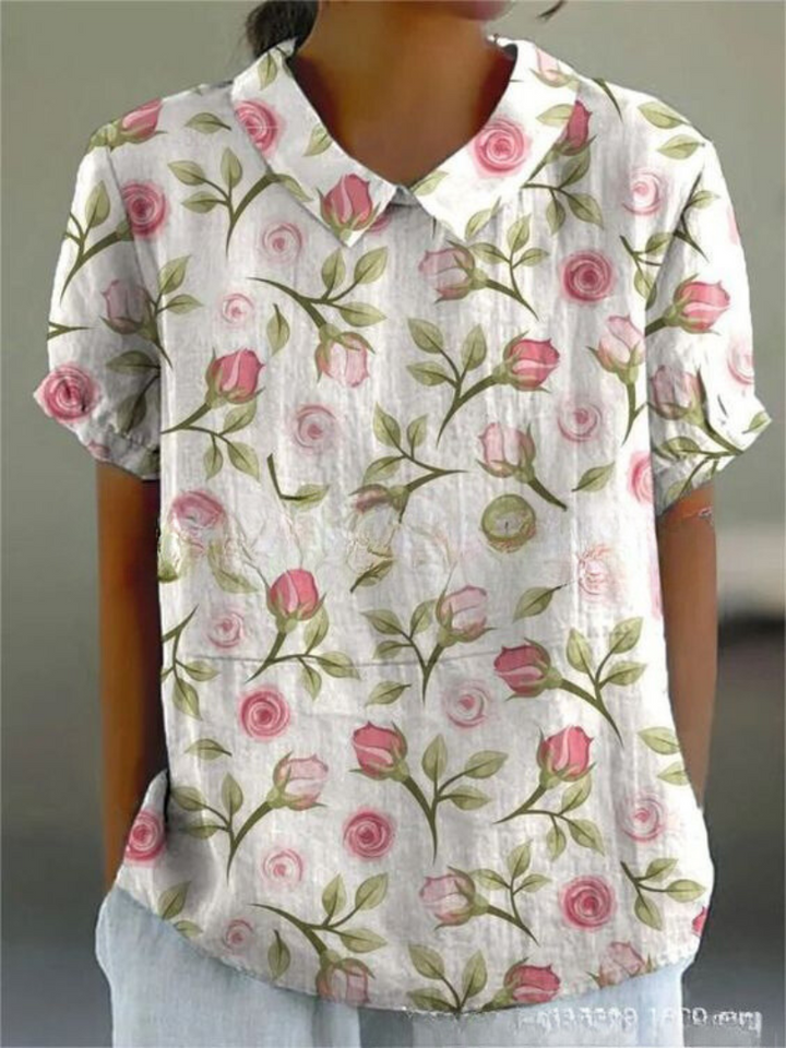 Sofia - Chemise Florale Élégante 