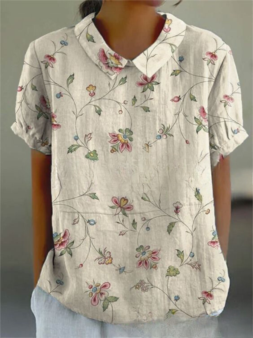 Sofia - Chemise Florale Élégante 