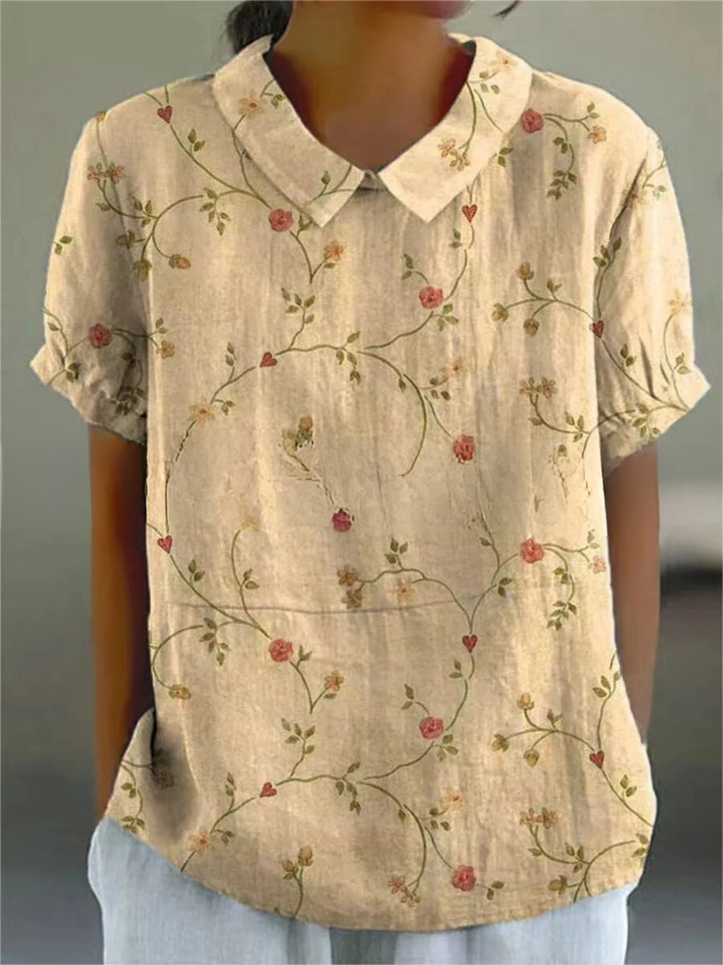 Sofia - Chemise Florale Élégante 