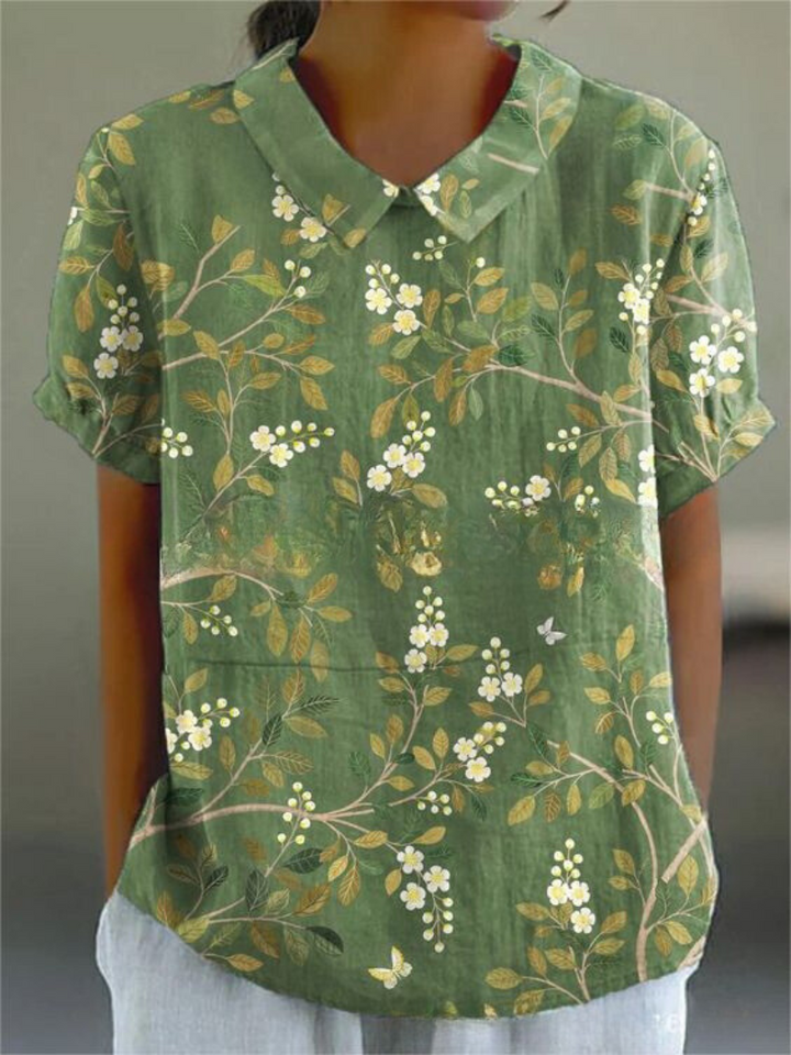 Sofia - Chemise Florale Élégante 