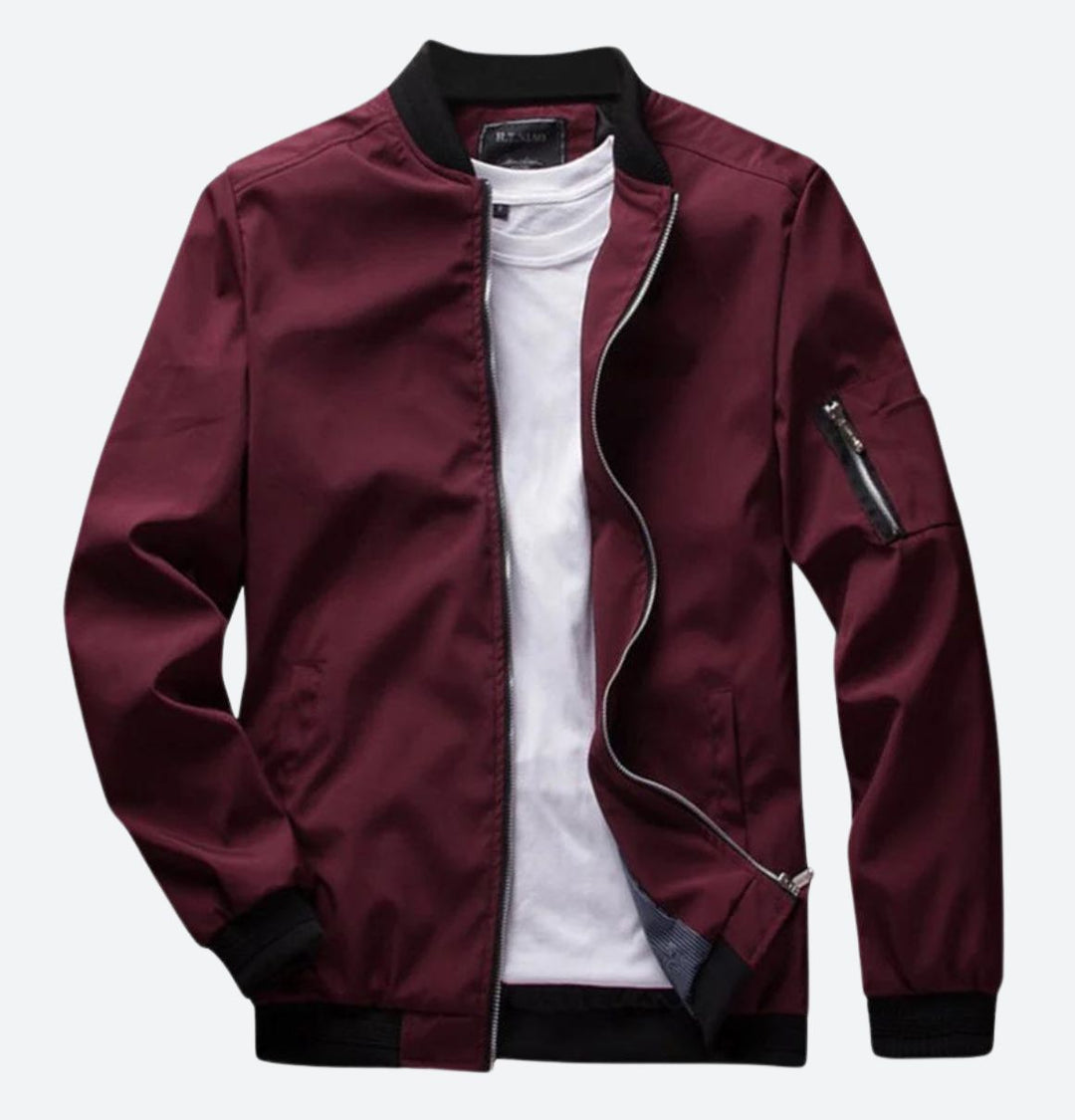 Blouson aviateur décontracté pour hommes 