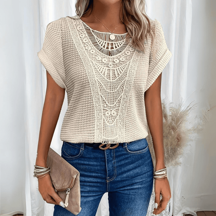 Karin - Blouse en dentelle élégante 