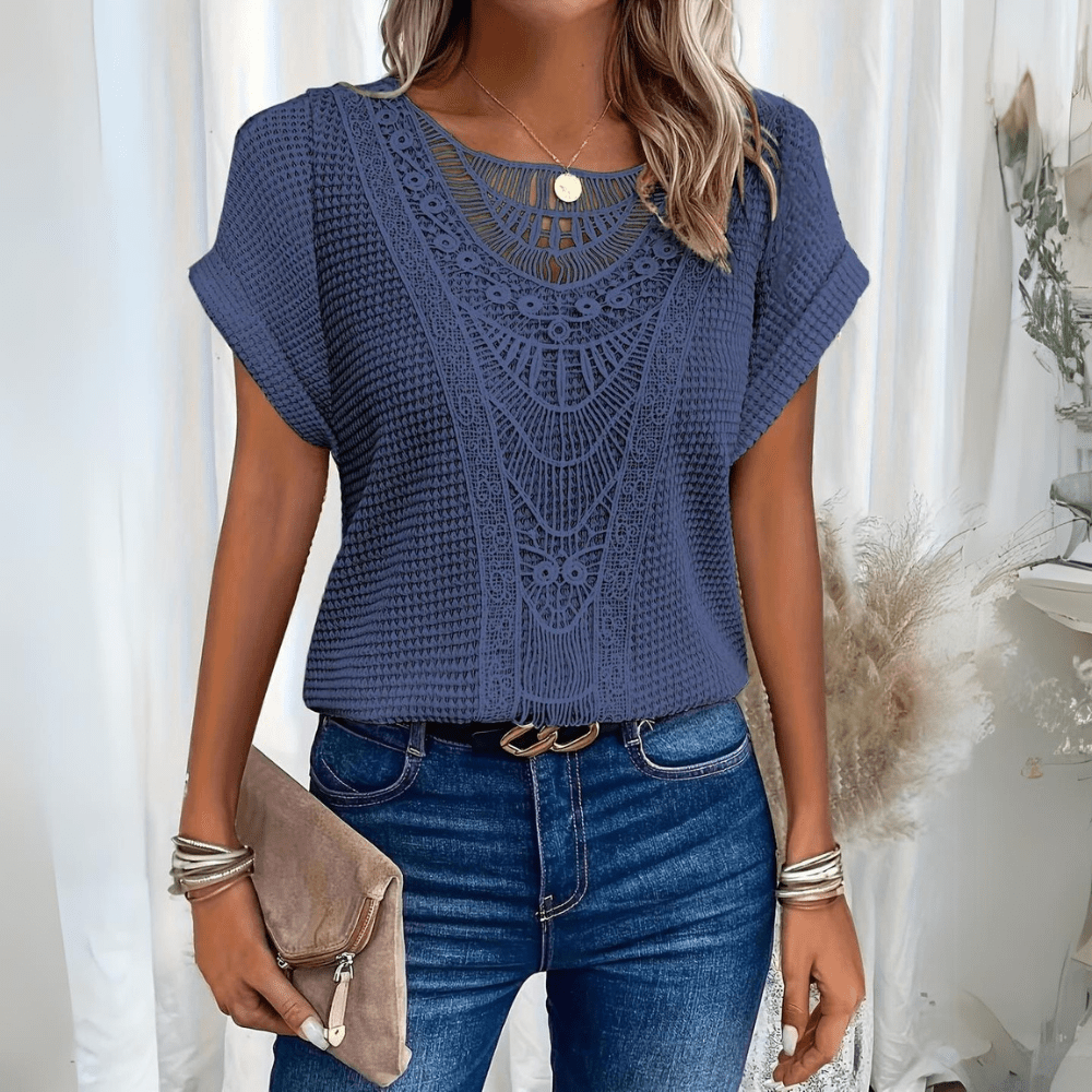 Karin - Blouse en dentelle élégante 