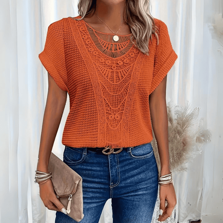 Karin - Blouse en dentelle élégante 
