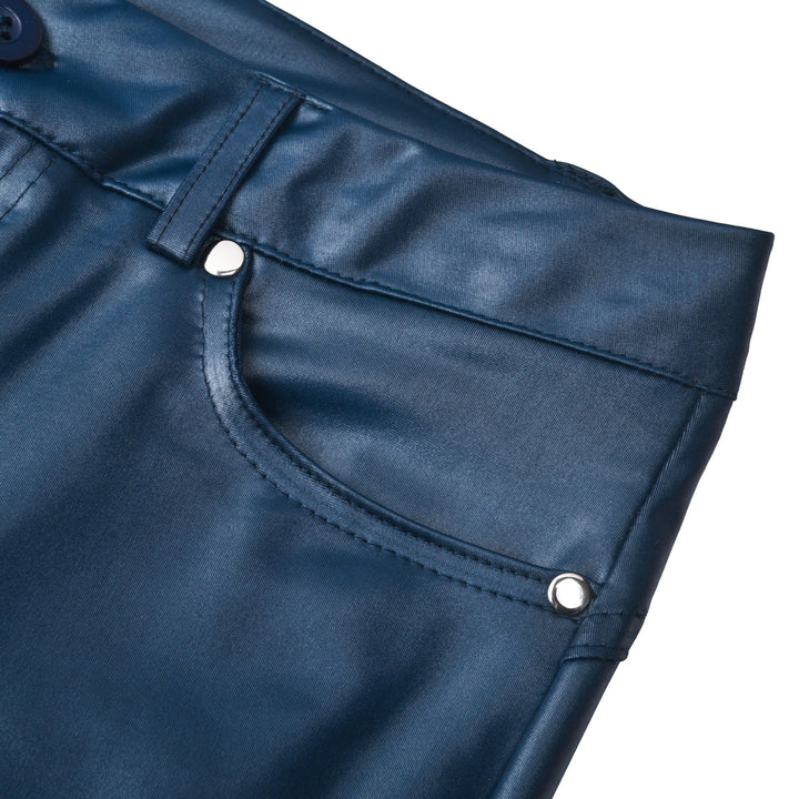 Pantalon en cuir extensible Lexi 