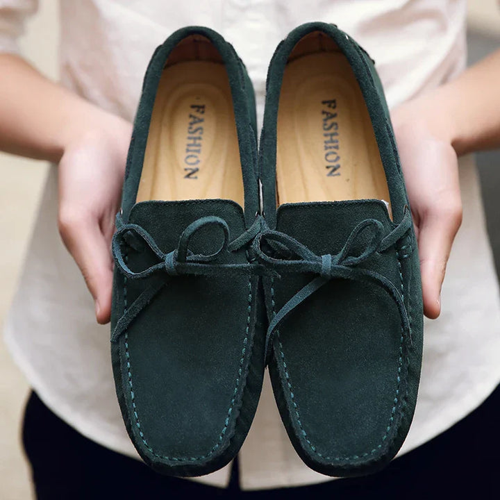 Mocassins d'été en daim décontractés 