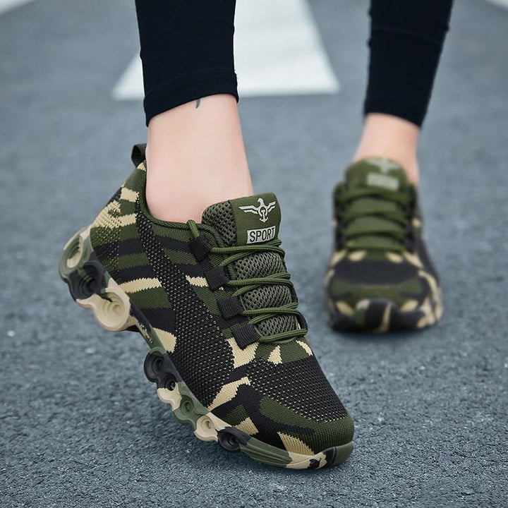 Baskets militaires camouflage respirantes 