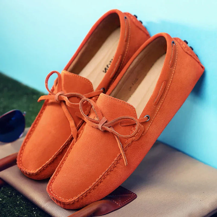 Mocassins d'été en daim décontractés 