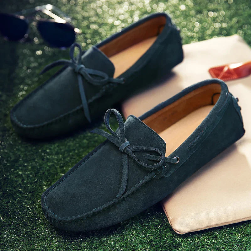 Mocassins d'été en daim décontractés 