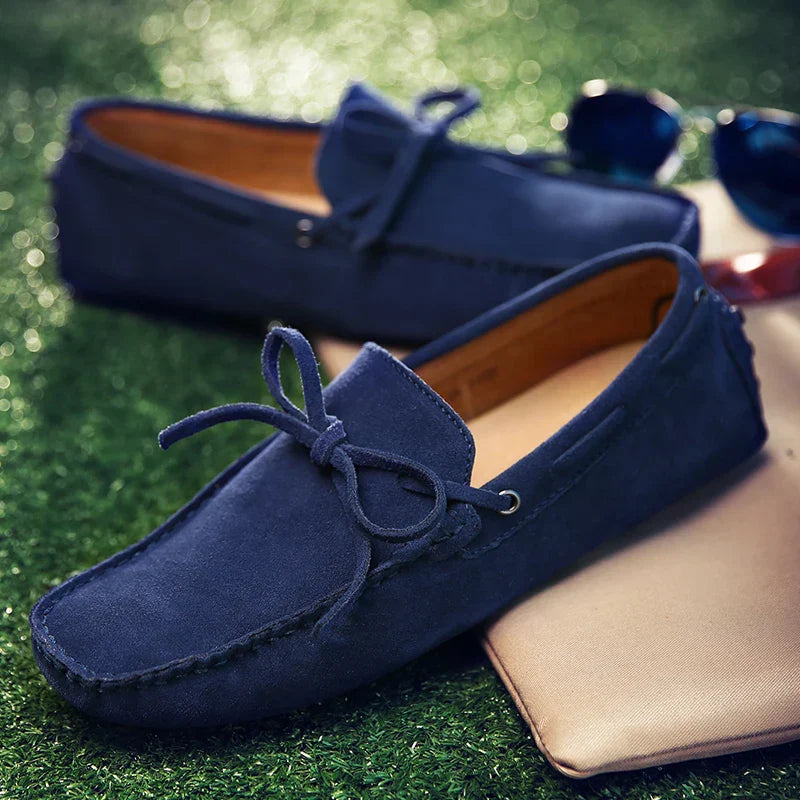 Mocassins d'été en daim décontractés 