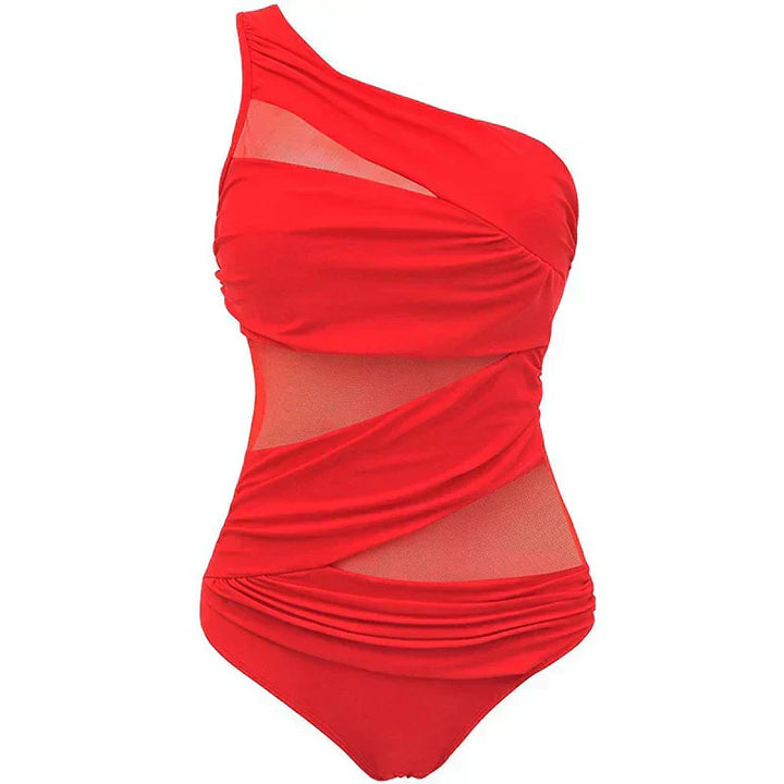 Avenée™ | Maillot de bain élégant à une épaule en grande taille 