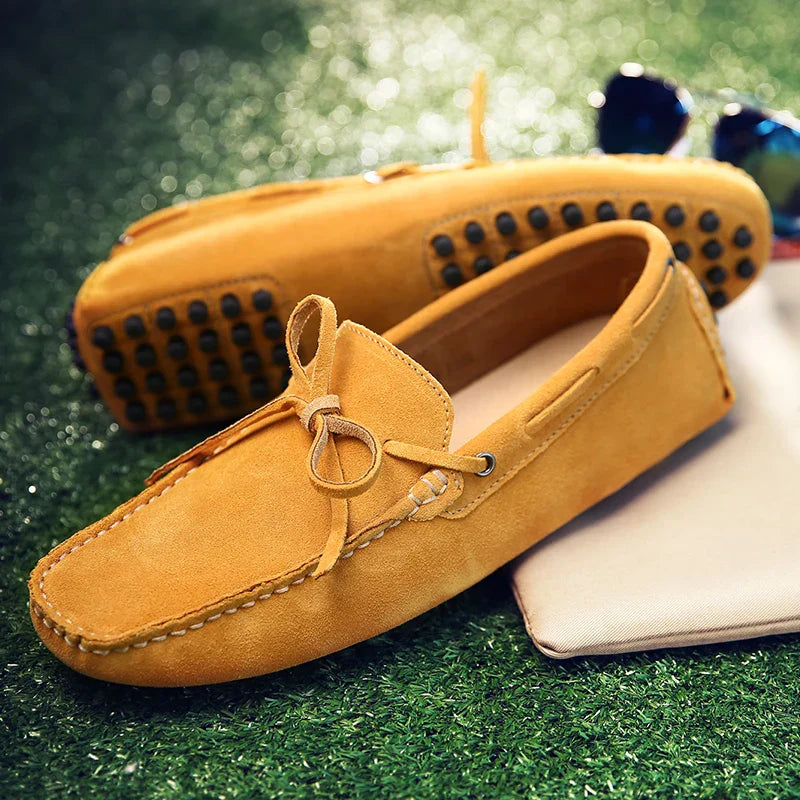 Mocassins d'été en daim décontractés 