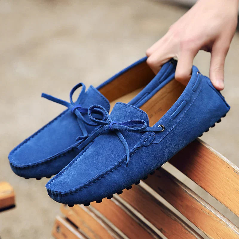 Mocassins d'été en daim décontractés 