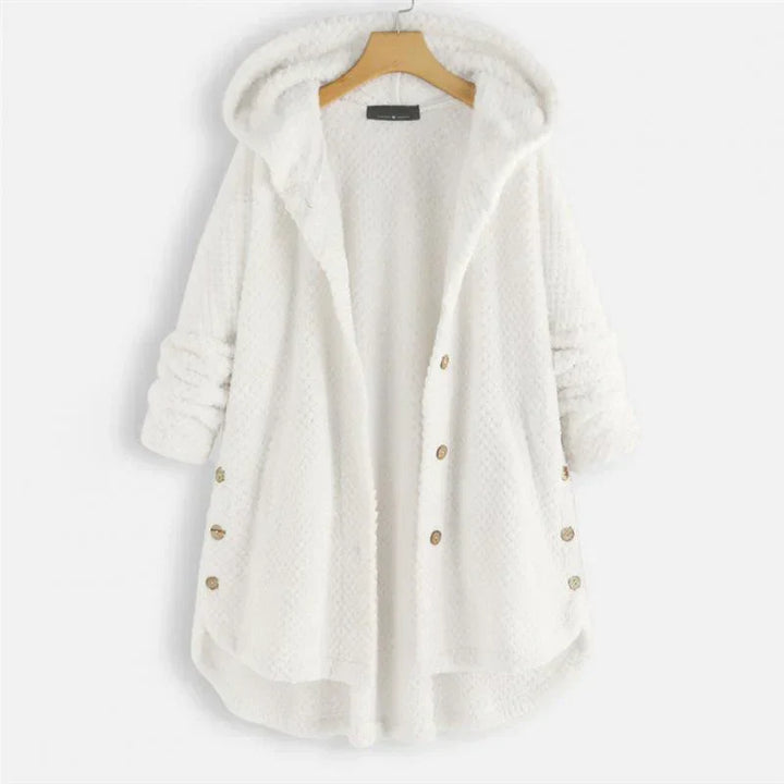 Elisa™ | Manteau à capuche côtelé 