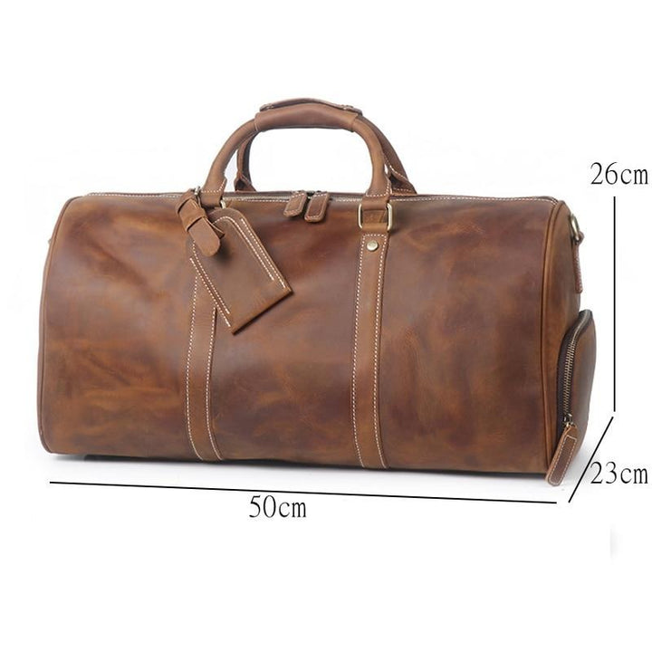 Adelina™ | Sac de voyage en cuir authentique 