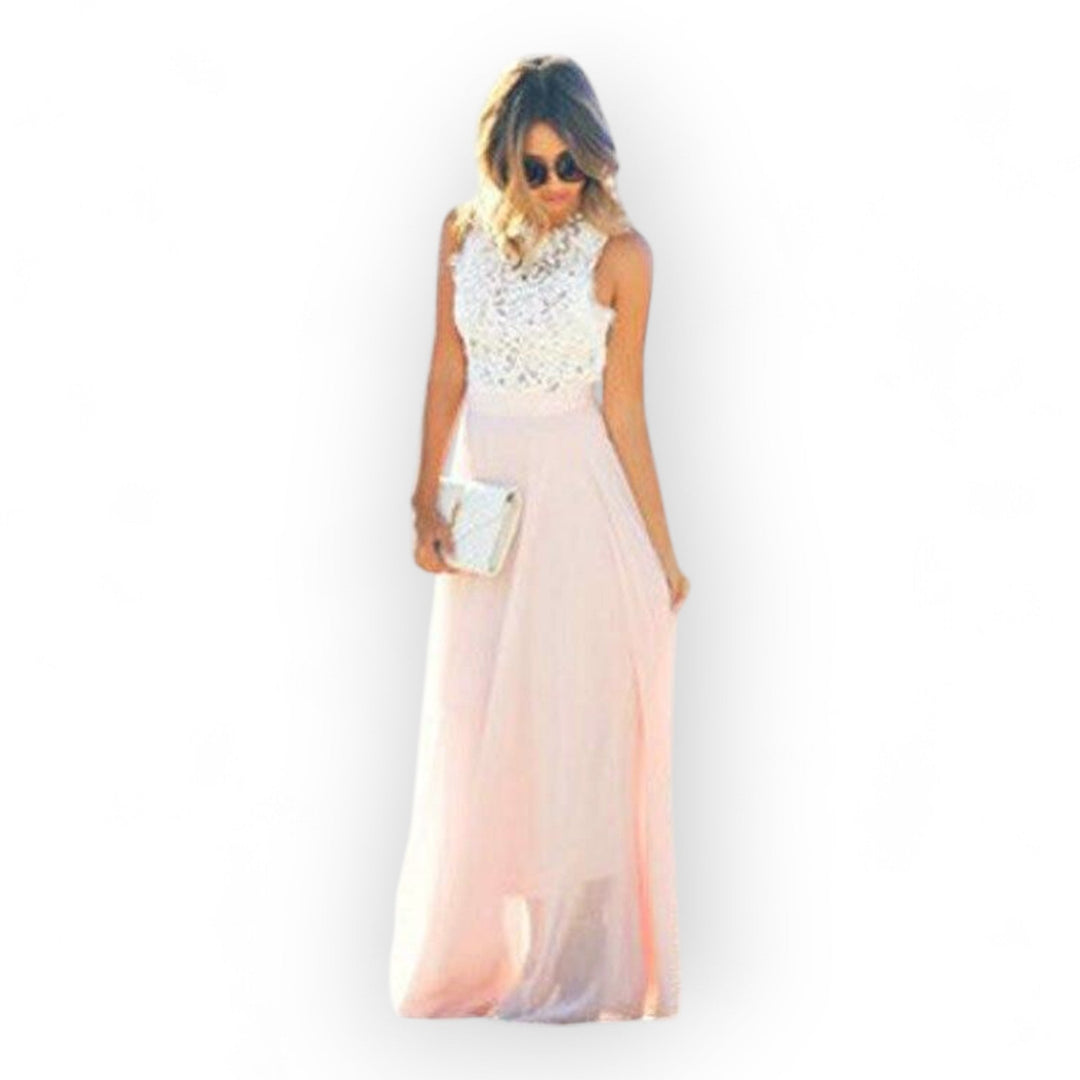 Léna | Robe d'été chic avec des détails délicats 