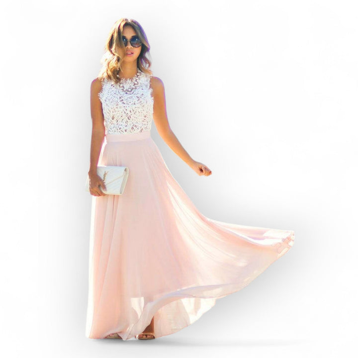 Léna | Robe d'été chic avec des détails délicats 