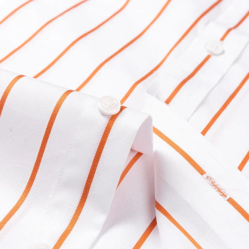 Chemise en coton à rayures élégantes 