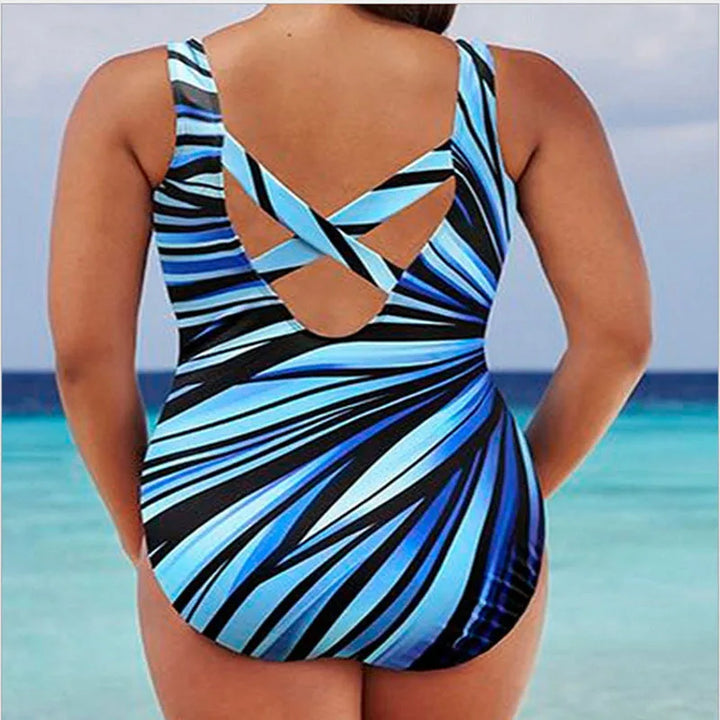 Vionna™ | Monokini push-up rayé pour un look d'été féminin 