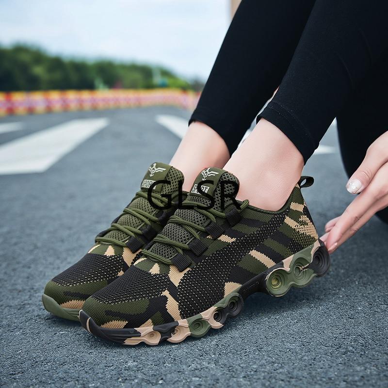 Baskets militaires camouflage respirantes 