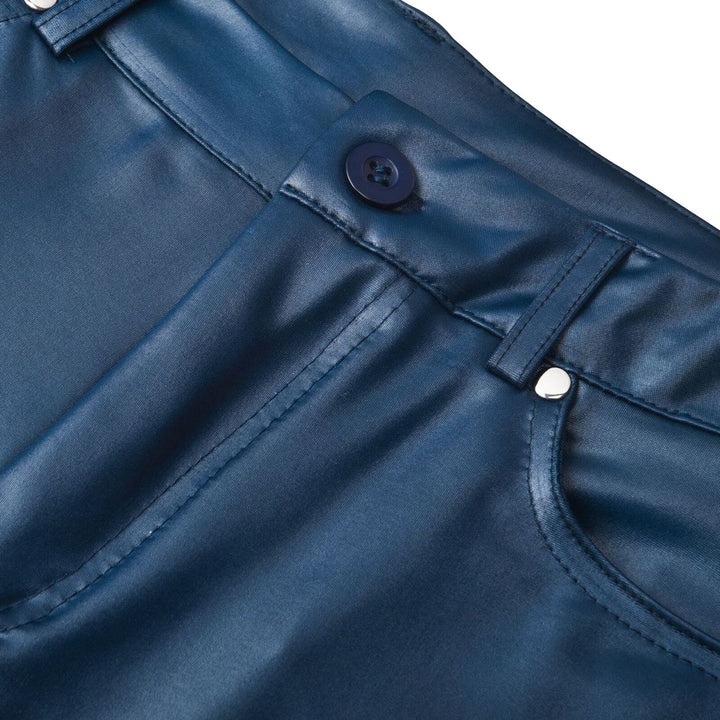 Pantalon en cuir extensible Lexi 