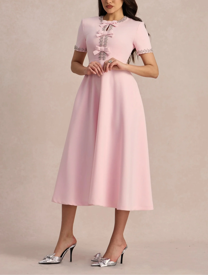 Raffaella™ | Graceful Bow-Adorned Dress