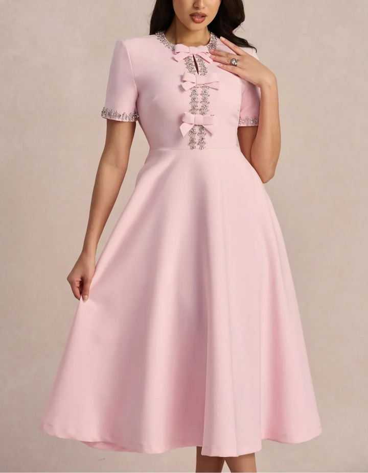 Raffaella™ | Graceful Bow-Adorned Dress