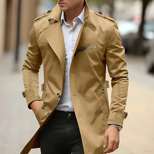 Edwin™ | Manteau élégant pour hommes avec style intemporel 