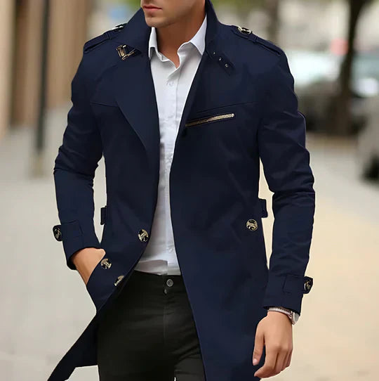 Edwin™ | Manteau élégant pour hommes avec style intemporel 