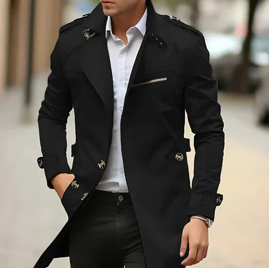 Edwin™ | Manteau élégant pour hommes avec style intemporel 