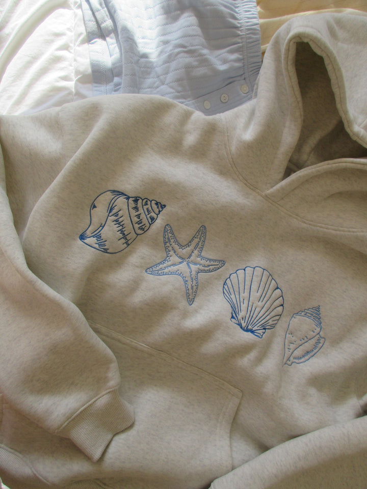 Ocenia | Sweat-shirt unisexe avec coquillages 