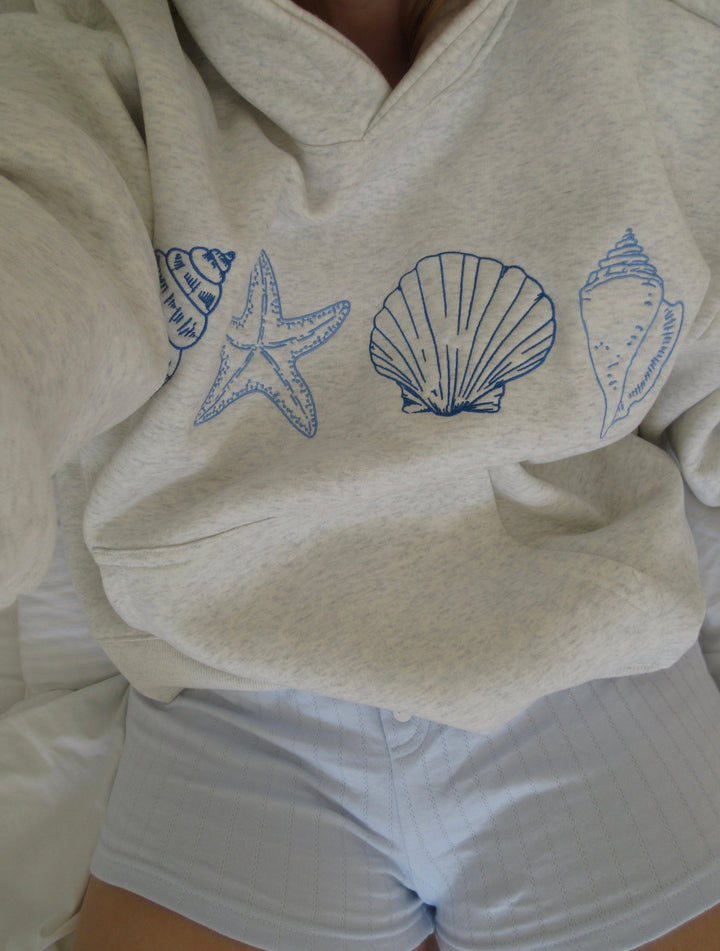 Ocenia | Sweat-shirt unisexe avec coquillages 