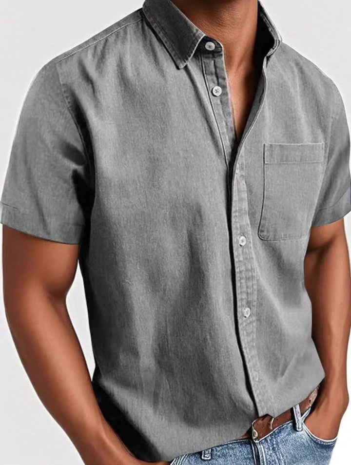 Chemise élégante à manches courtes 