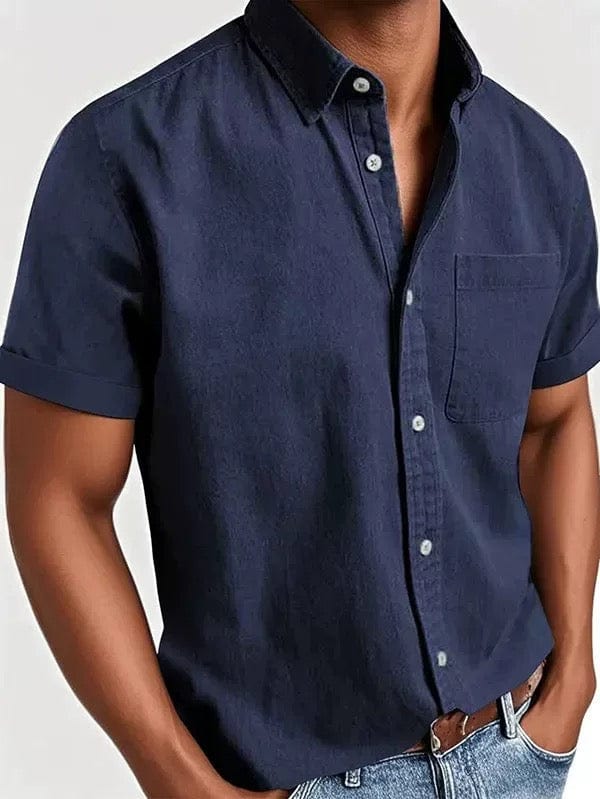Chemise élégante à manches courtes 