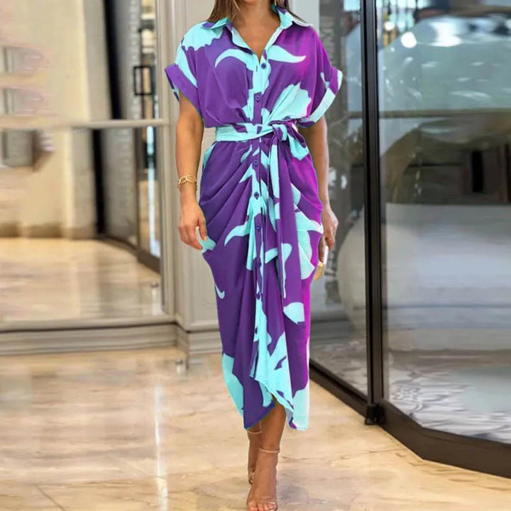 Amalia | Robe Maxi Enveloppante de Luxe (Presque Épuisée) 