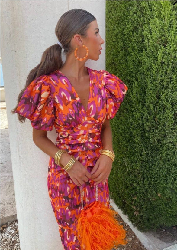 Élodie | Robe longue et colorée 