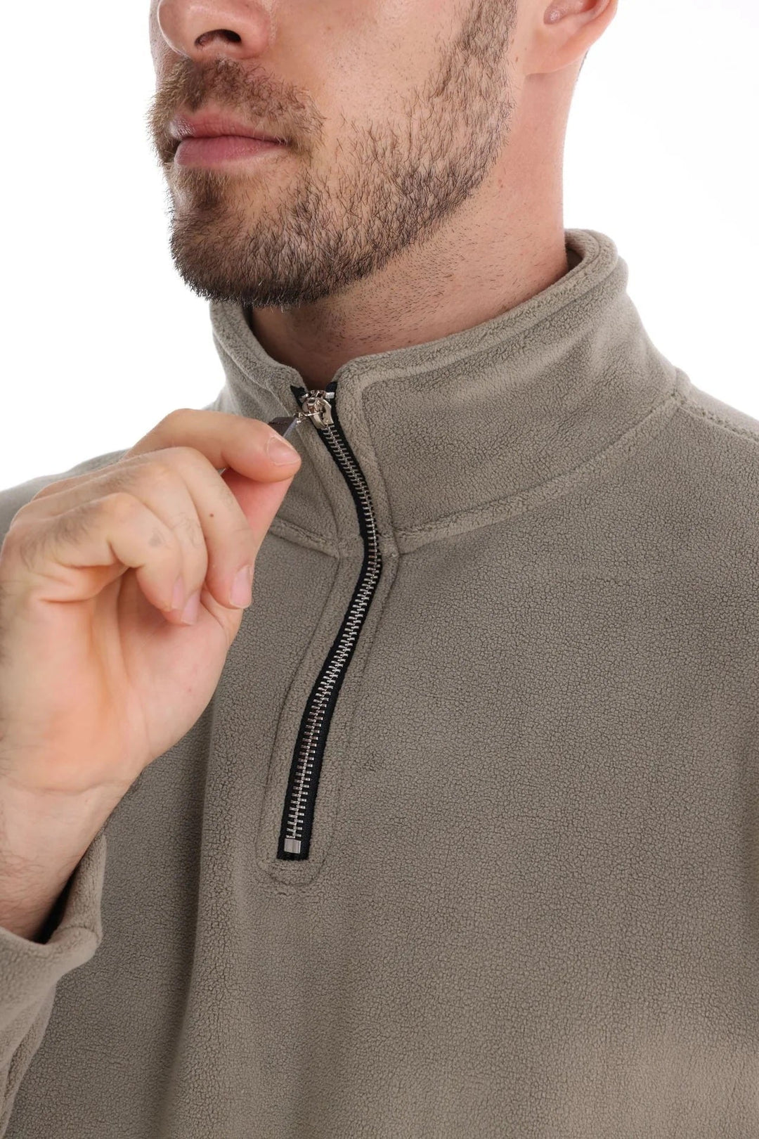 Joshua - Pull-over zippé confortable 
