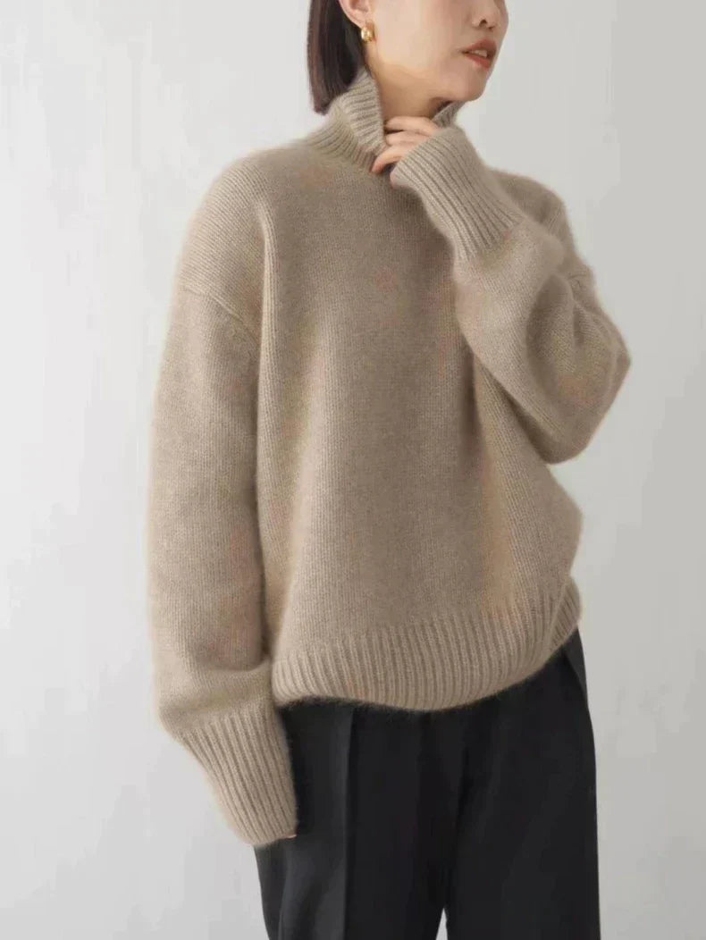 Emilio™ | Elegant High Collar Sweater