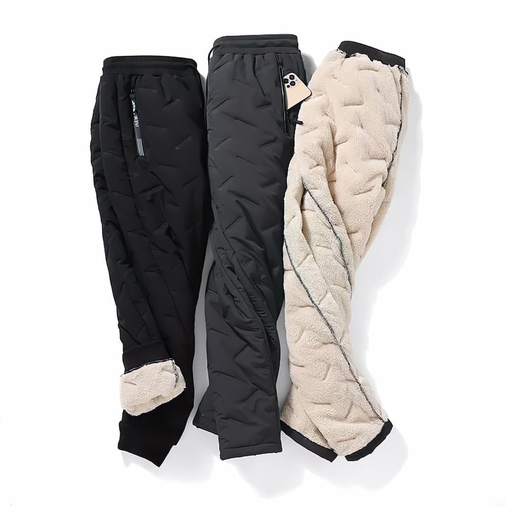 Pantalon en polaire thermique et imperméable (Unisexe) 