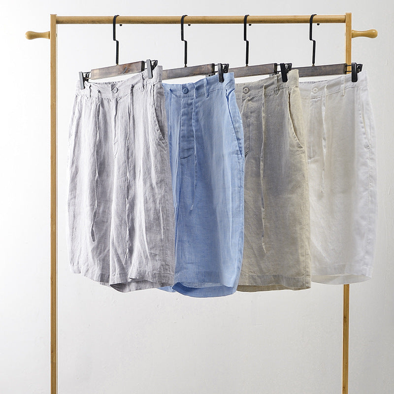 Shorts en lin de haute qualité 