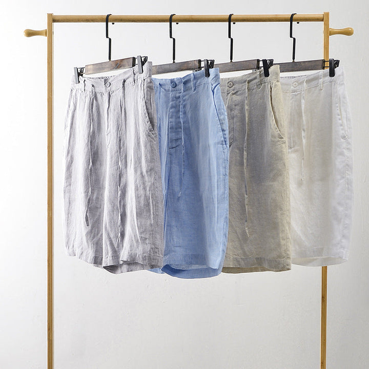 Shorts en lin de haute qualité 