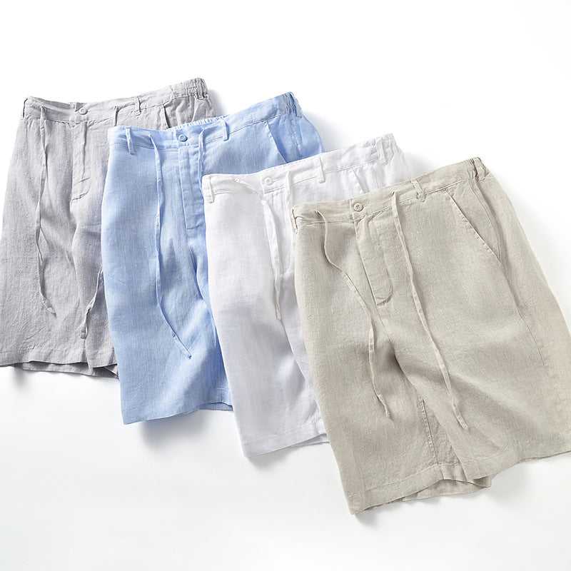 Shorts en lin de haute qualité 